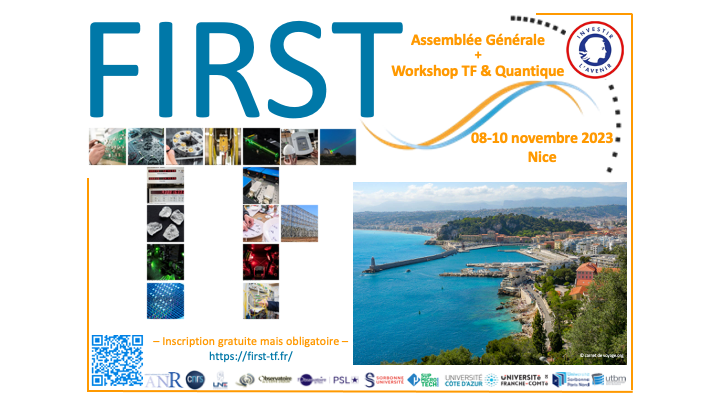 Affiche AG FIRST-TF + Workshop TF & Quantique